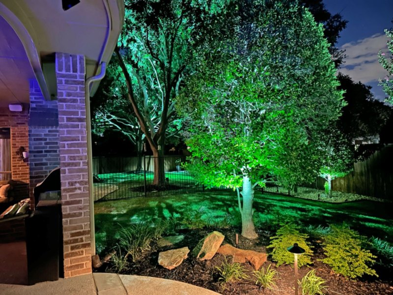 landscape lighting Preston Hollow