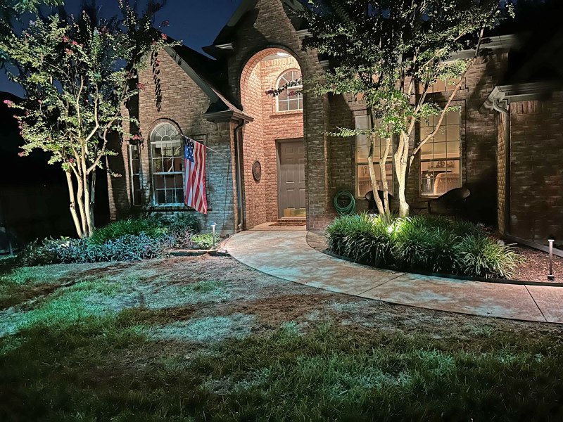 front door lighting Preston Hollow