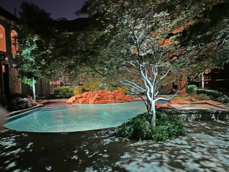 swimming pool lighting Preston Hollow