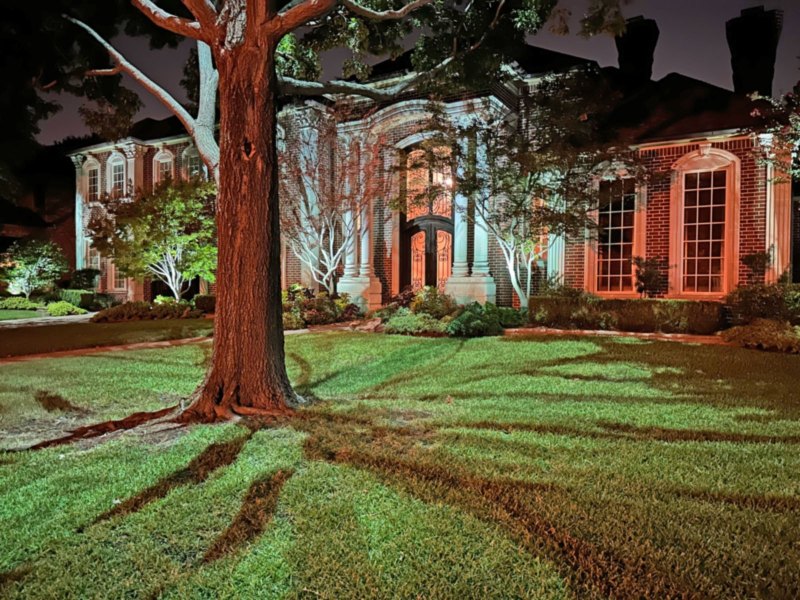 landscape lighting Preston Hollow