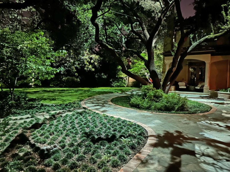 landscape lighting Preston Hollow