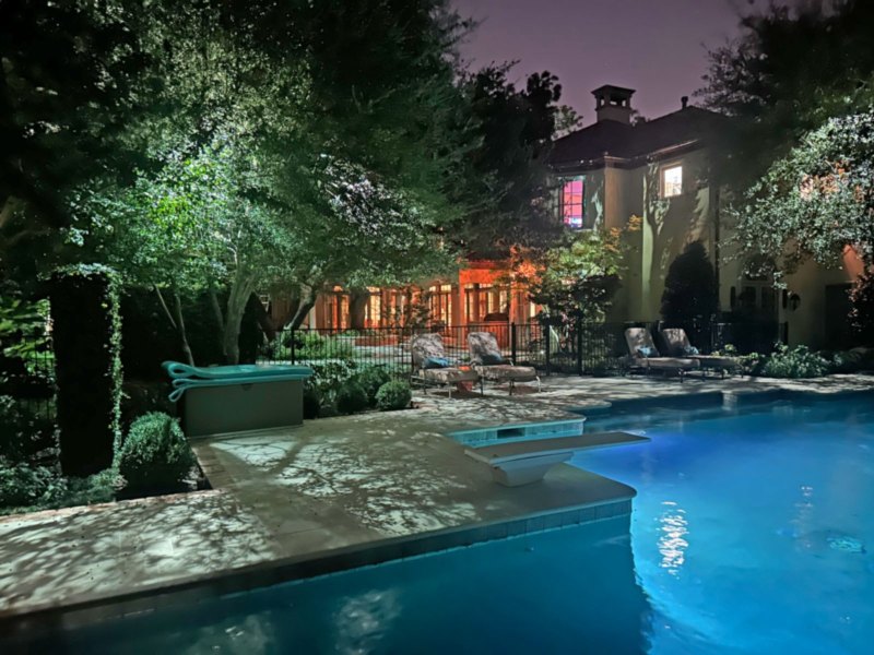 swimming pool lighting Preston Hollow