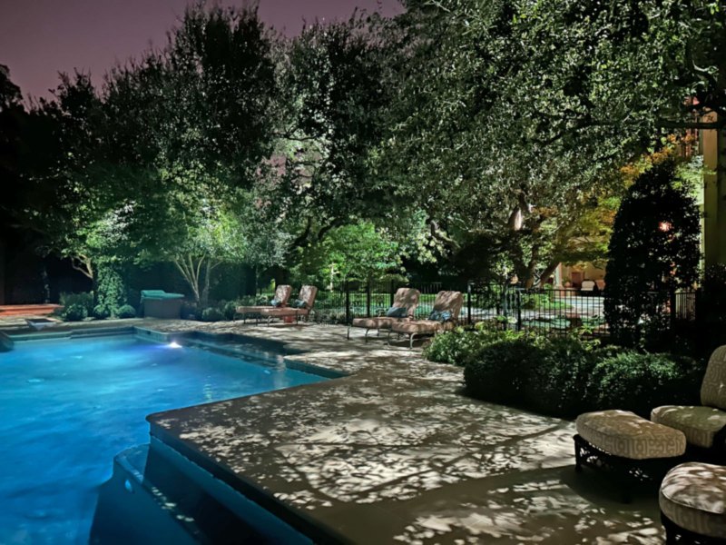 swimming pool lighting Preston Hollow